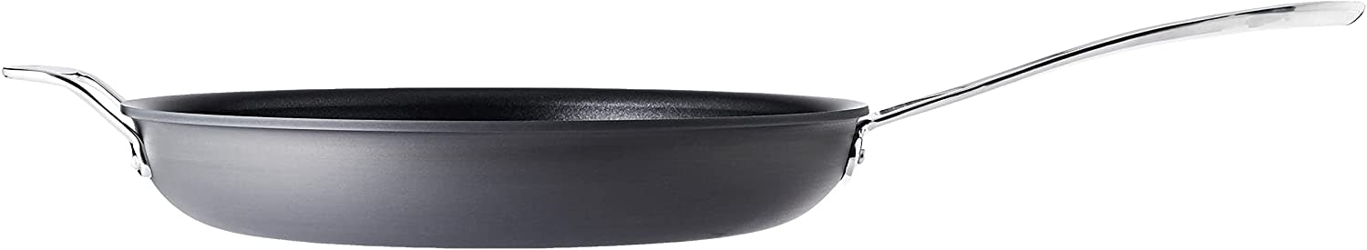 cuisinart contour open skillet w helper handle 30cm hard anodized non stick 6422 30hc image 2