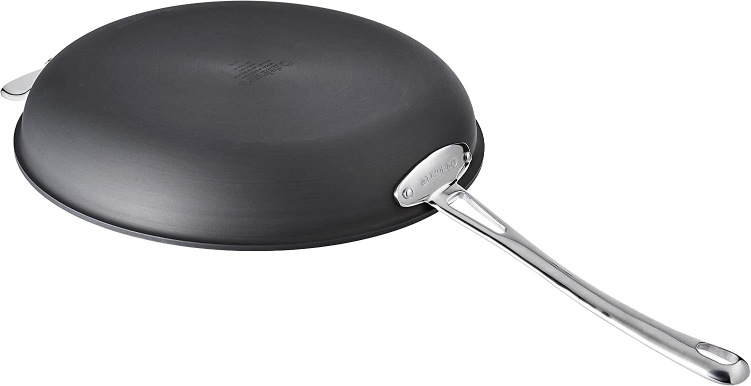 cuisinart contour open skillet w helper handle 30cm hard anodized non stick 6422 30hc image 4